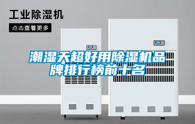 潮湿天超好用除湿机品牌排行榜前十名