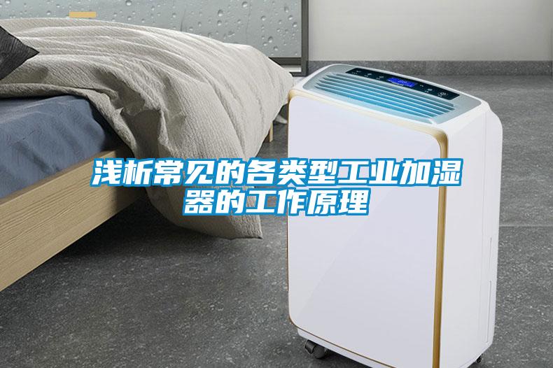 浅析常见的各类型工业加湿器的工作原理