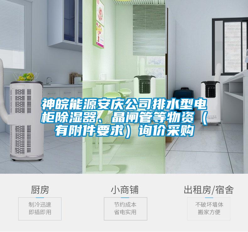 神皖能源安庆公司排水型电柜除湿器、晶闸管等物资（有附件要求）询价采购