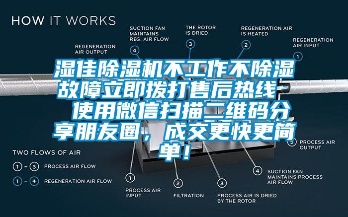 湿佳除湿机不工作不除湿故障立即拨打售后热线  使用微信扫描二维码分享朋友圈，成交更快更简单！