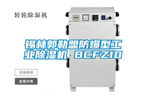 锡林郭勒盟防爆型工业除湿机 BCFZ10