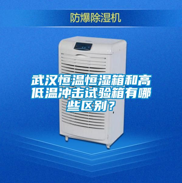 武汉恒温恒湿箱和高低温冲击试验箱有哪些区别？