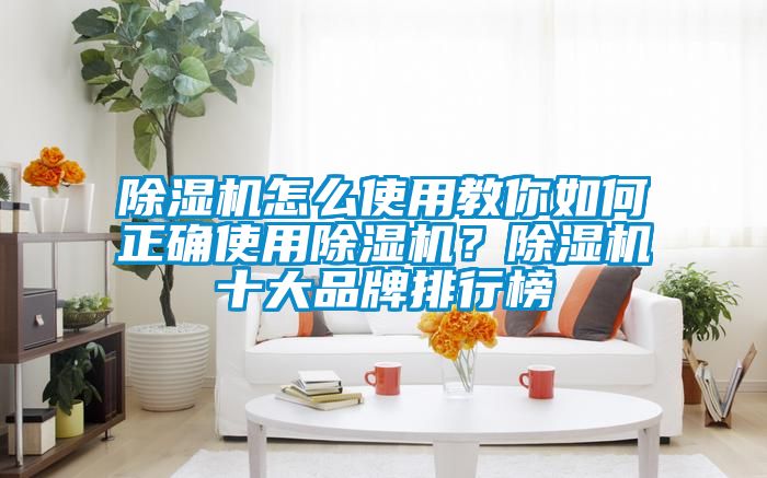 除湿机怎么使用教你如何正确使用除湿机？除湿机十大品牌排行榜