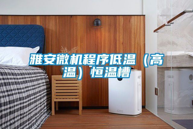 雅安微机程序低温（高温）恒温槽