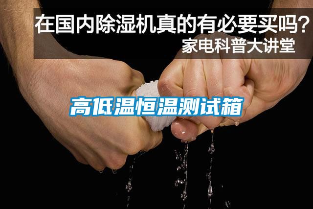 高低温恒温测试箱