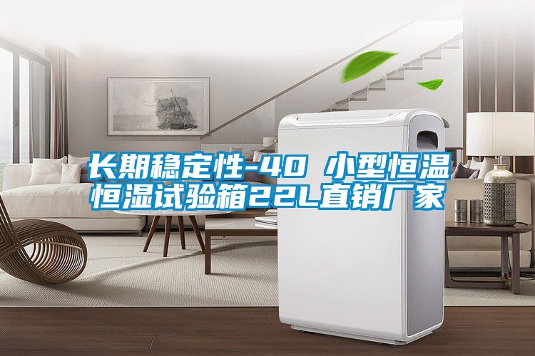长期稳定性-40℃小型恒温恒湿试验箱22L直销厂家